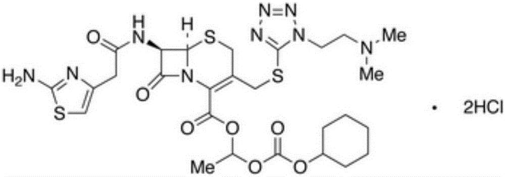 Synthesis method of cefotiam hexetil process impurity