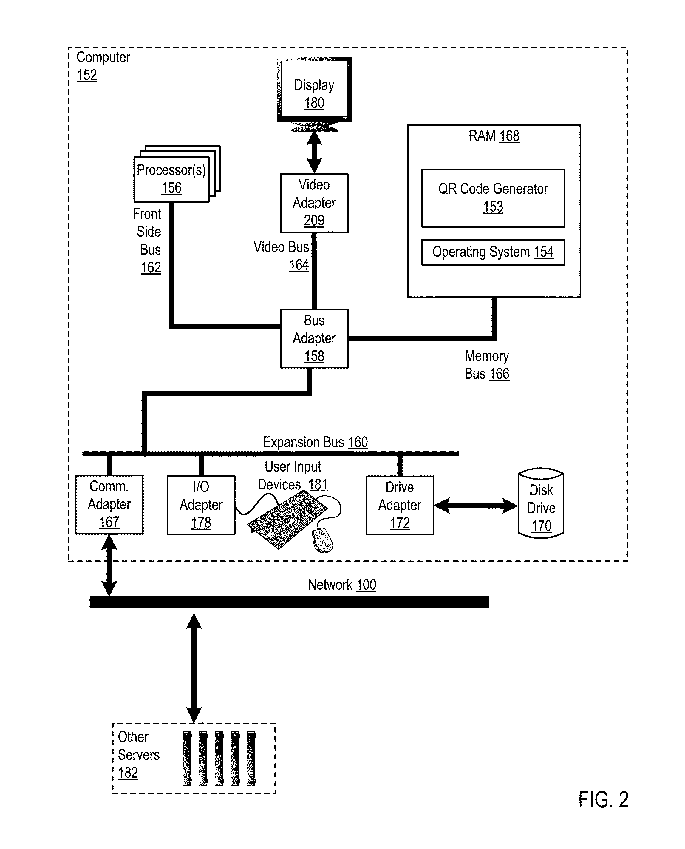 Generating a hybrid quick response (QR) code