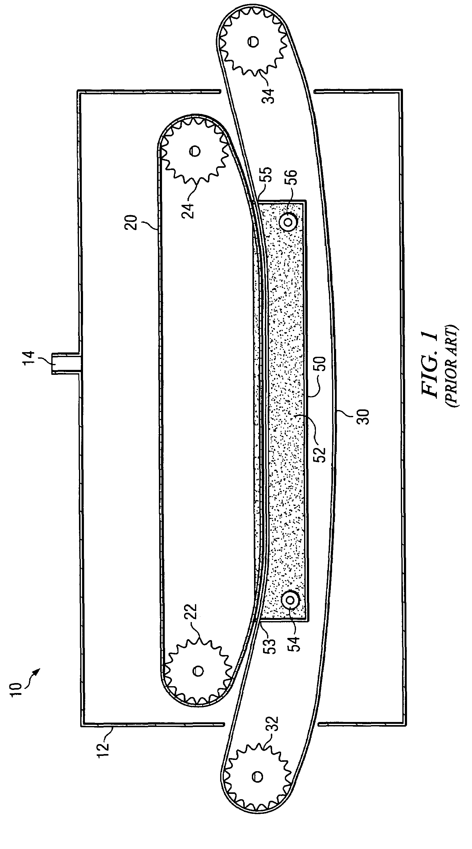 Single mold form fryer with product centering elements