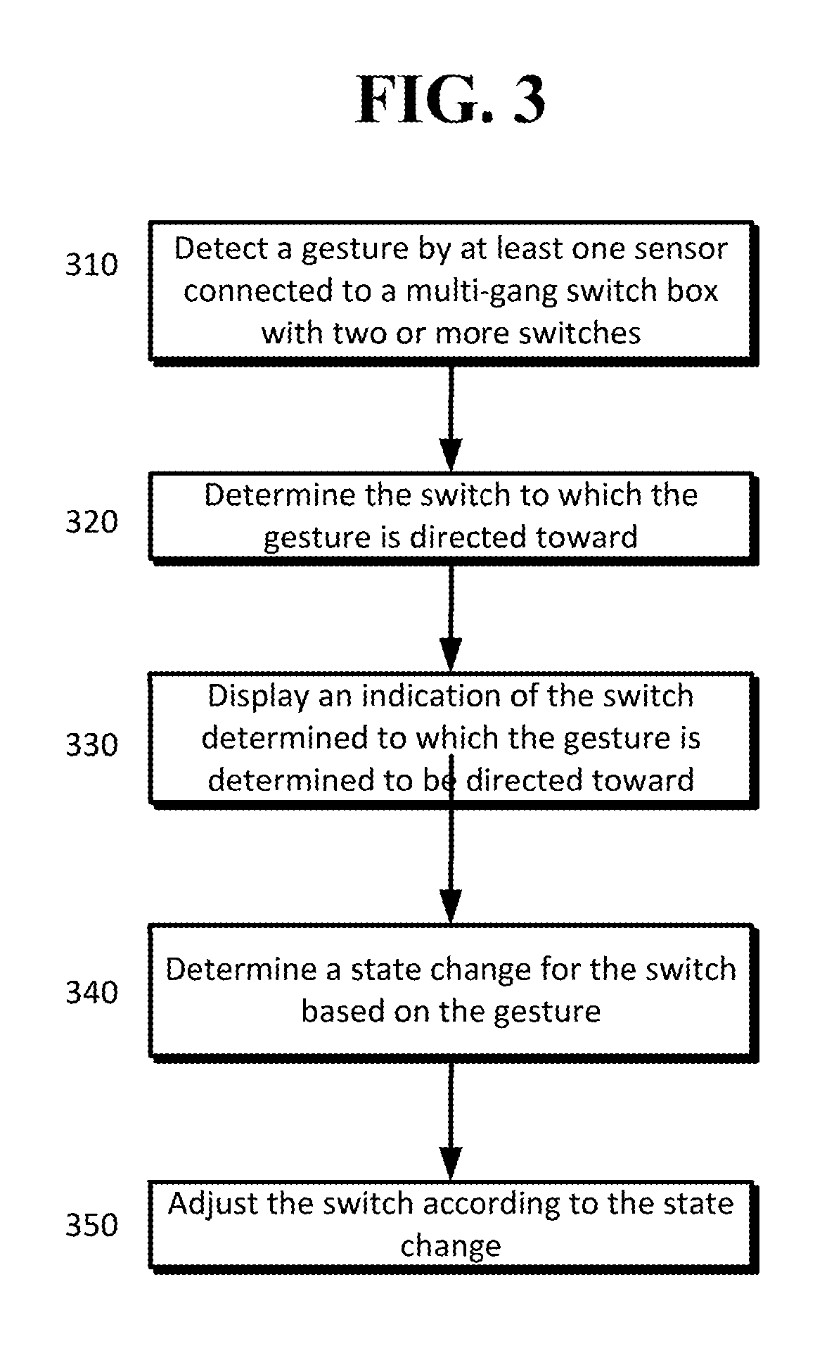 Switch discriminating touchless lightswitch