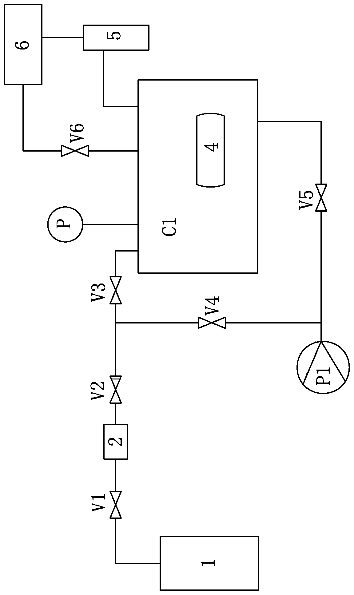 Device and method for measuring hydrogen permeability of a hydrogen storage bottle