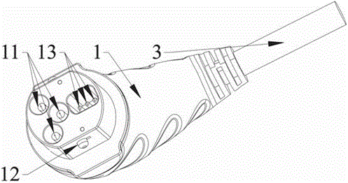 Novel electric vehicle connector plug with convertible contact pin