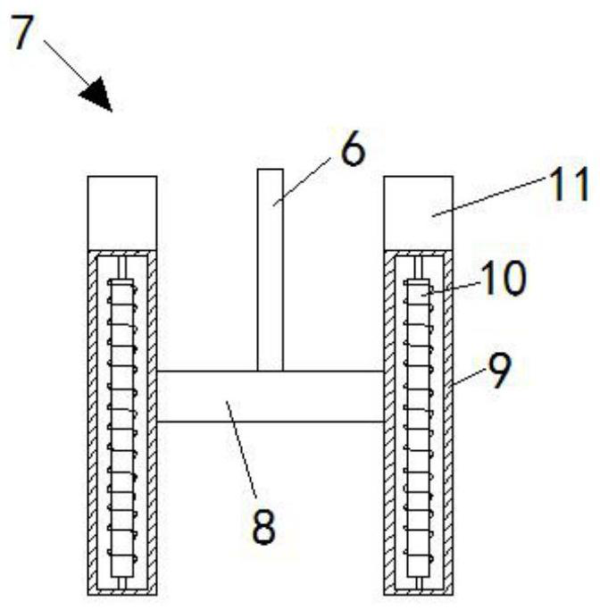 Garbage wastewater treatment device with adjusting function