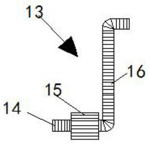 Garbage wastewater treatment device with adjusting function