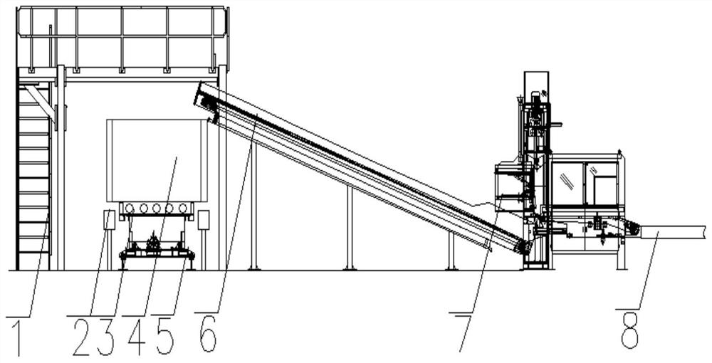 Processing preparation system for blending cigarette sheets