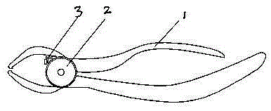 Pliers with steel tape measure