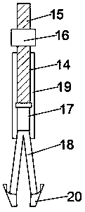 Sand making machine provided with automatic jacking device