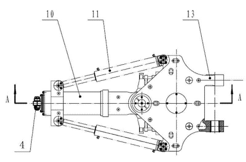 Traction machine for removing coal-mine hydraulic support