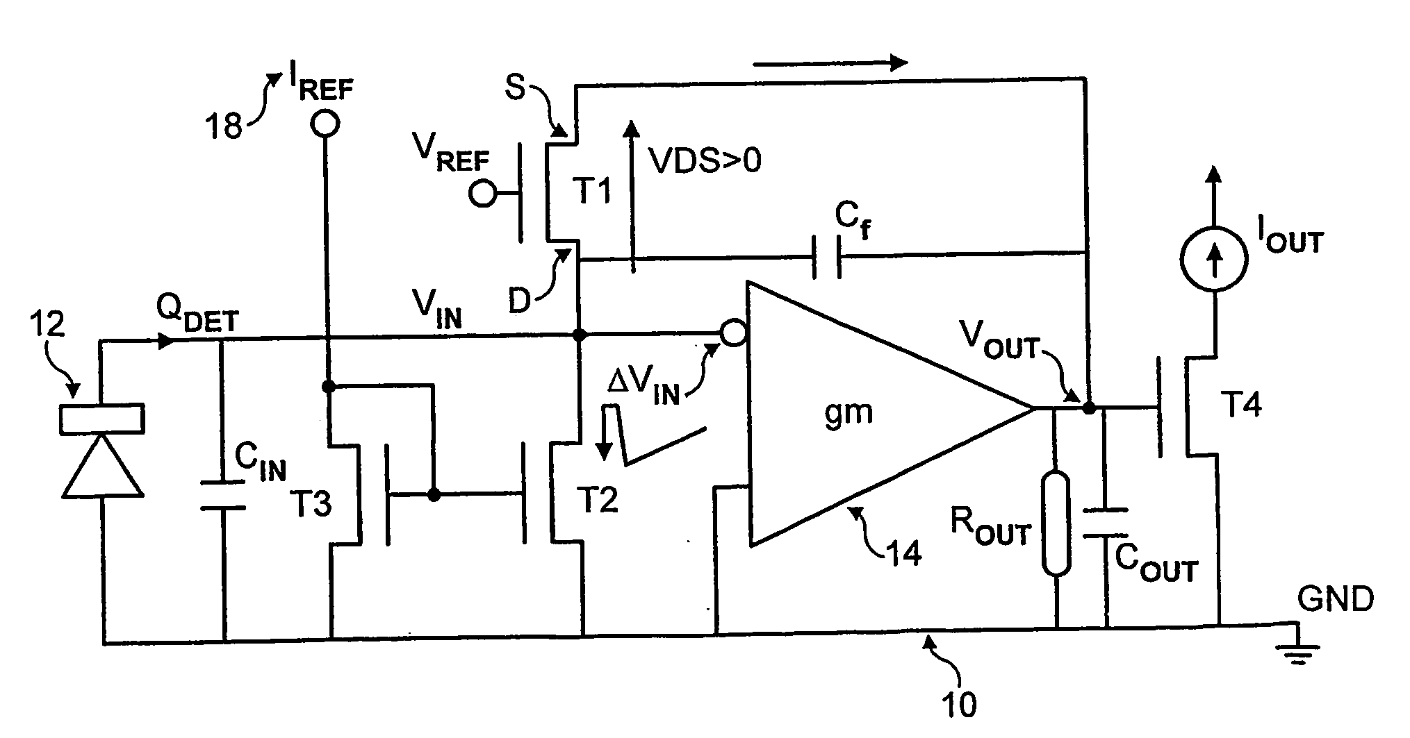 Charge or particle sensing