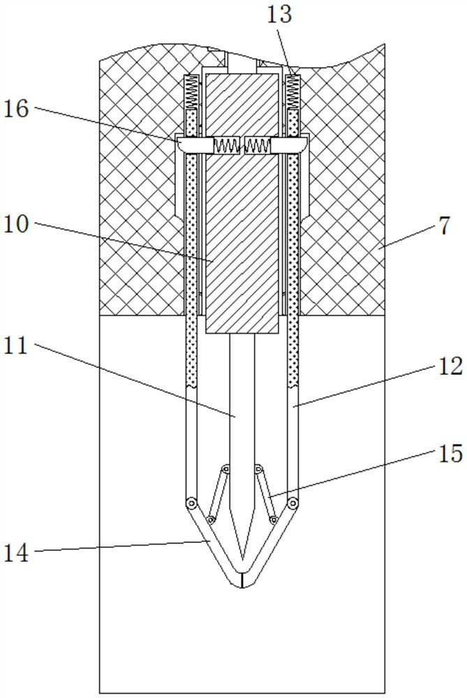 Connecting rod transmission-based identification photo cutting device for photo studio