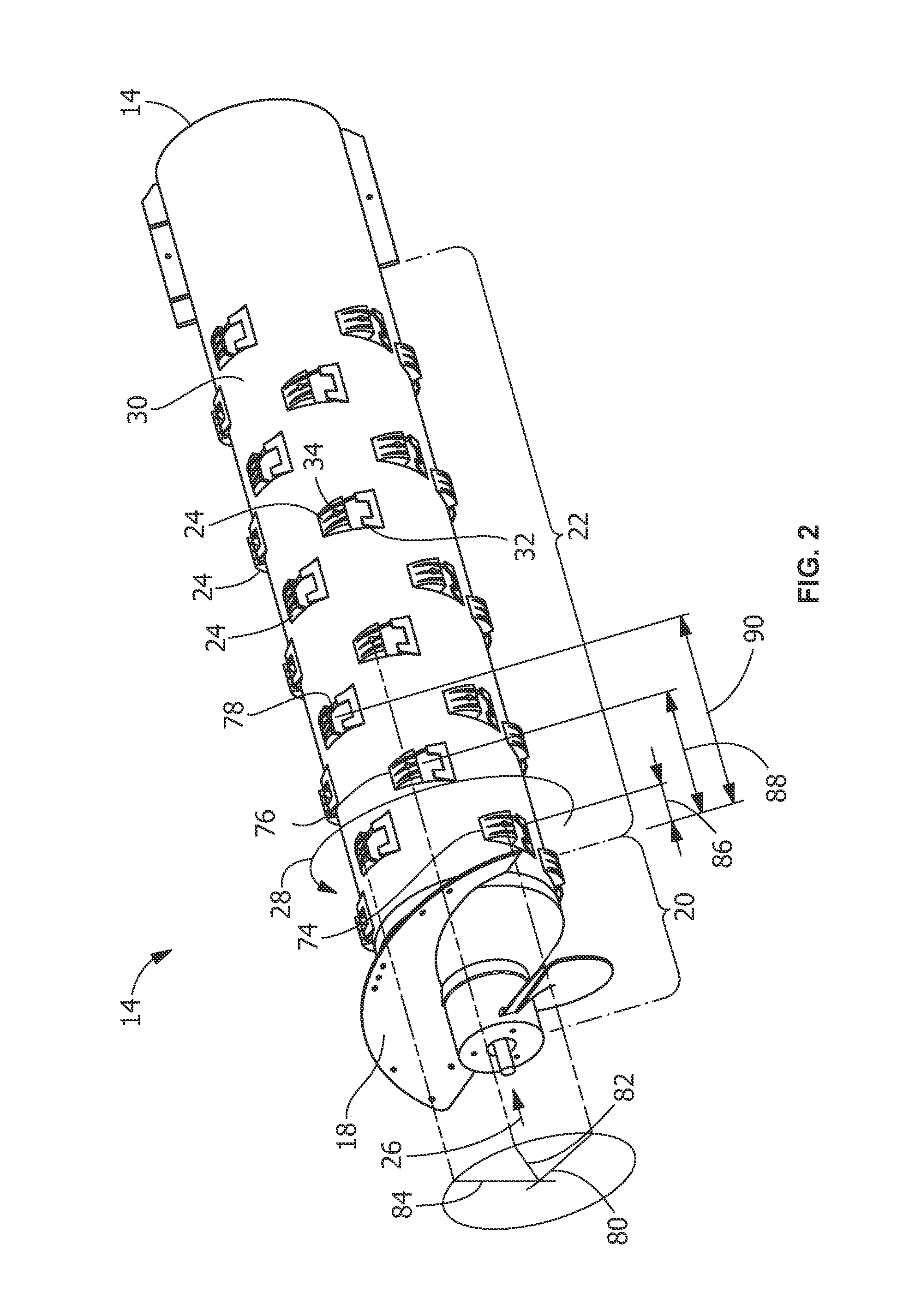 Threshing element for harvesters