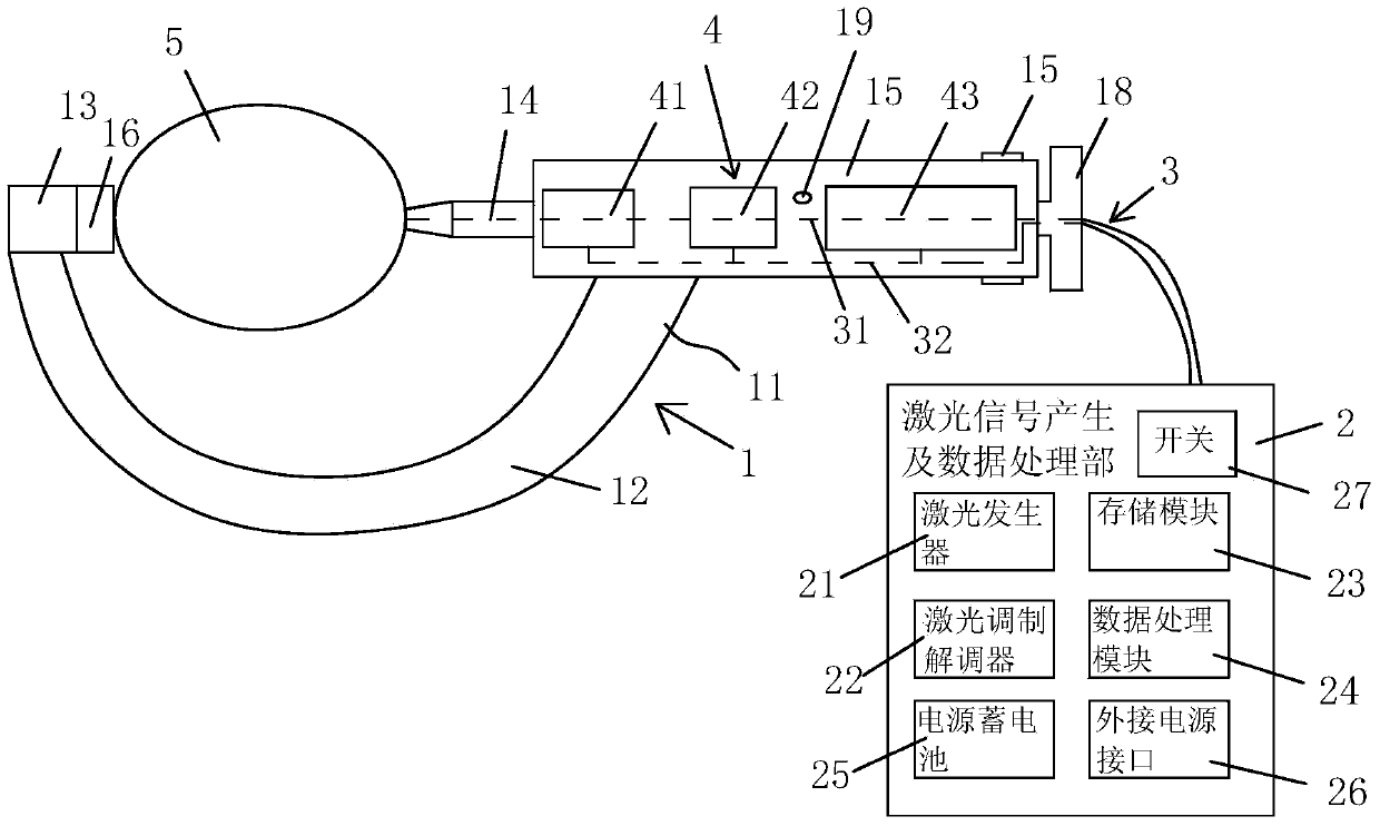 Device for measuring alcohol concentration of bottled wine