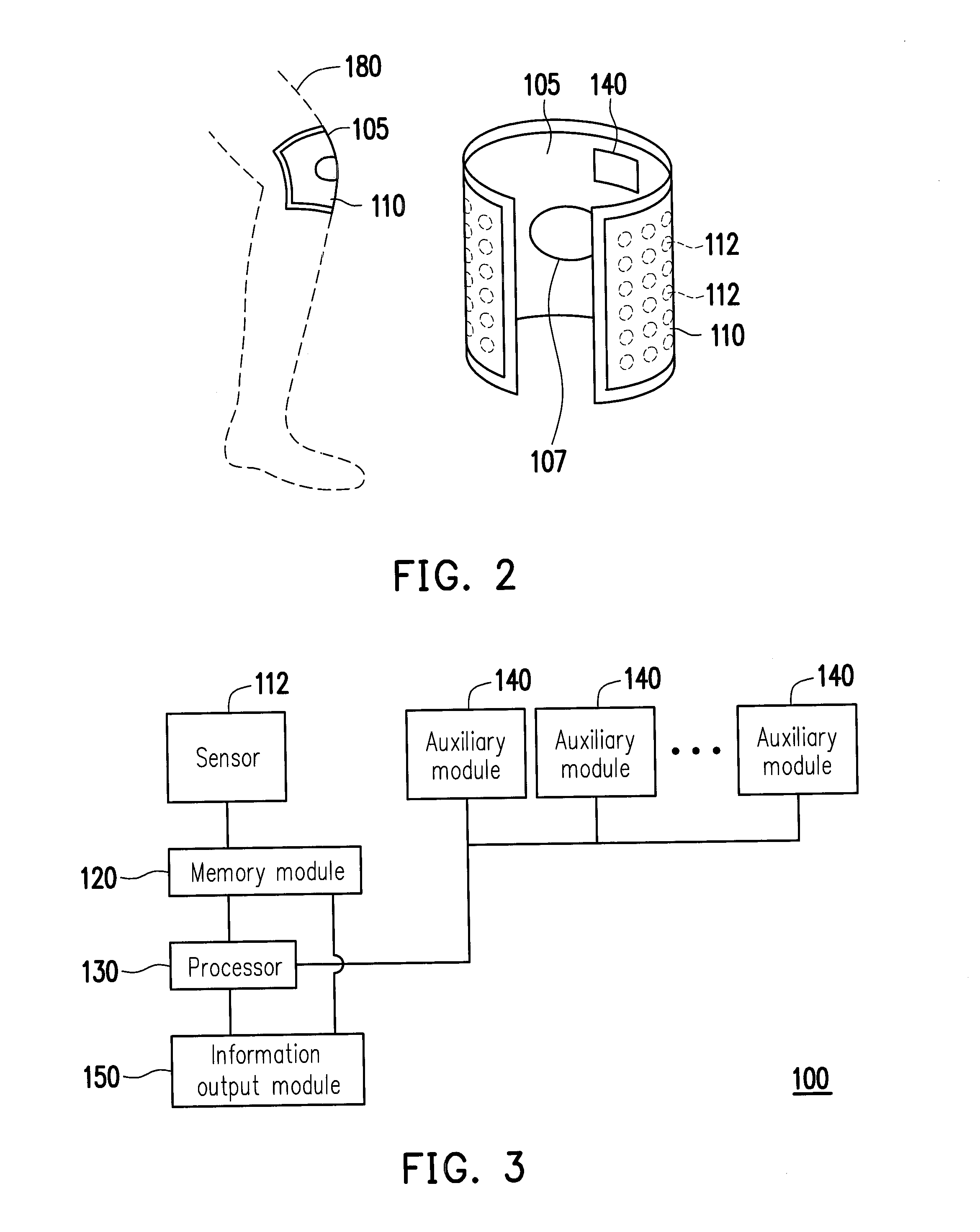 Wearable device, electronic apparatus and method for recording user actions