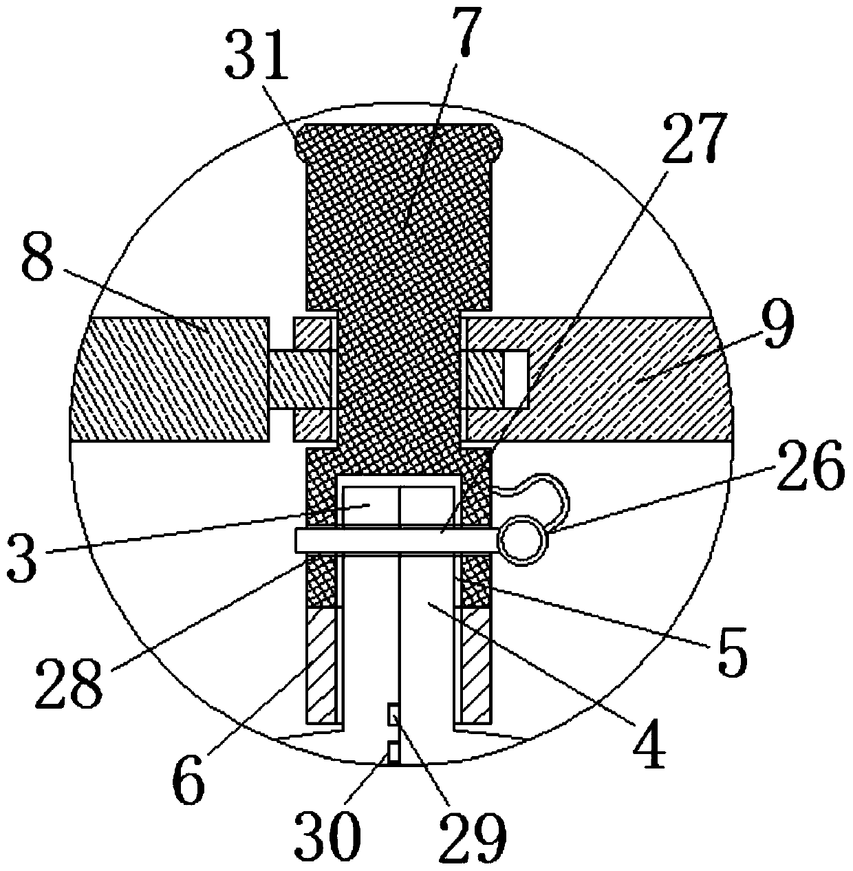 Convenient-to-mount agricultural and forestry wood reinforcing device