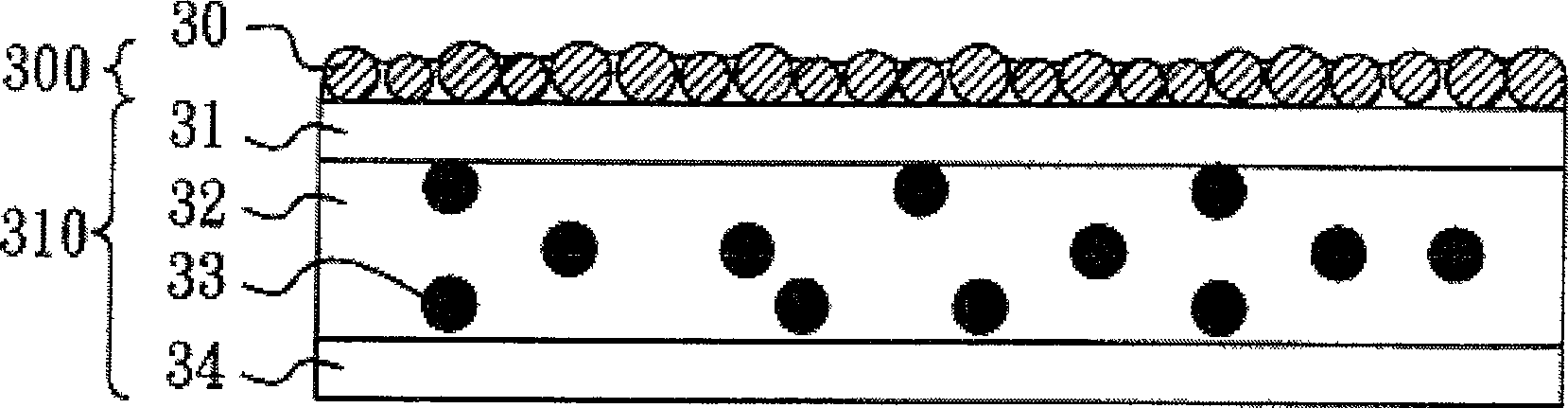 Antiscraping optical film and use thereof