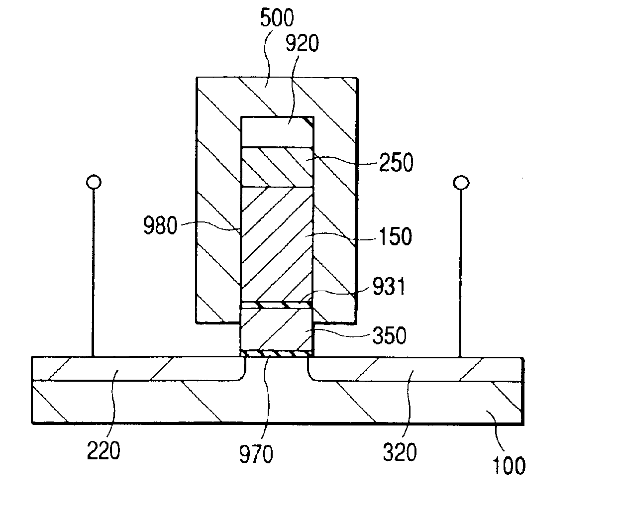 Vertical semiconductor device with tunnel insulator in current path controlled by gate electrode