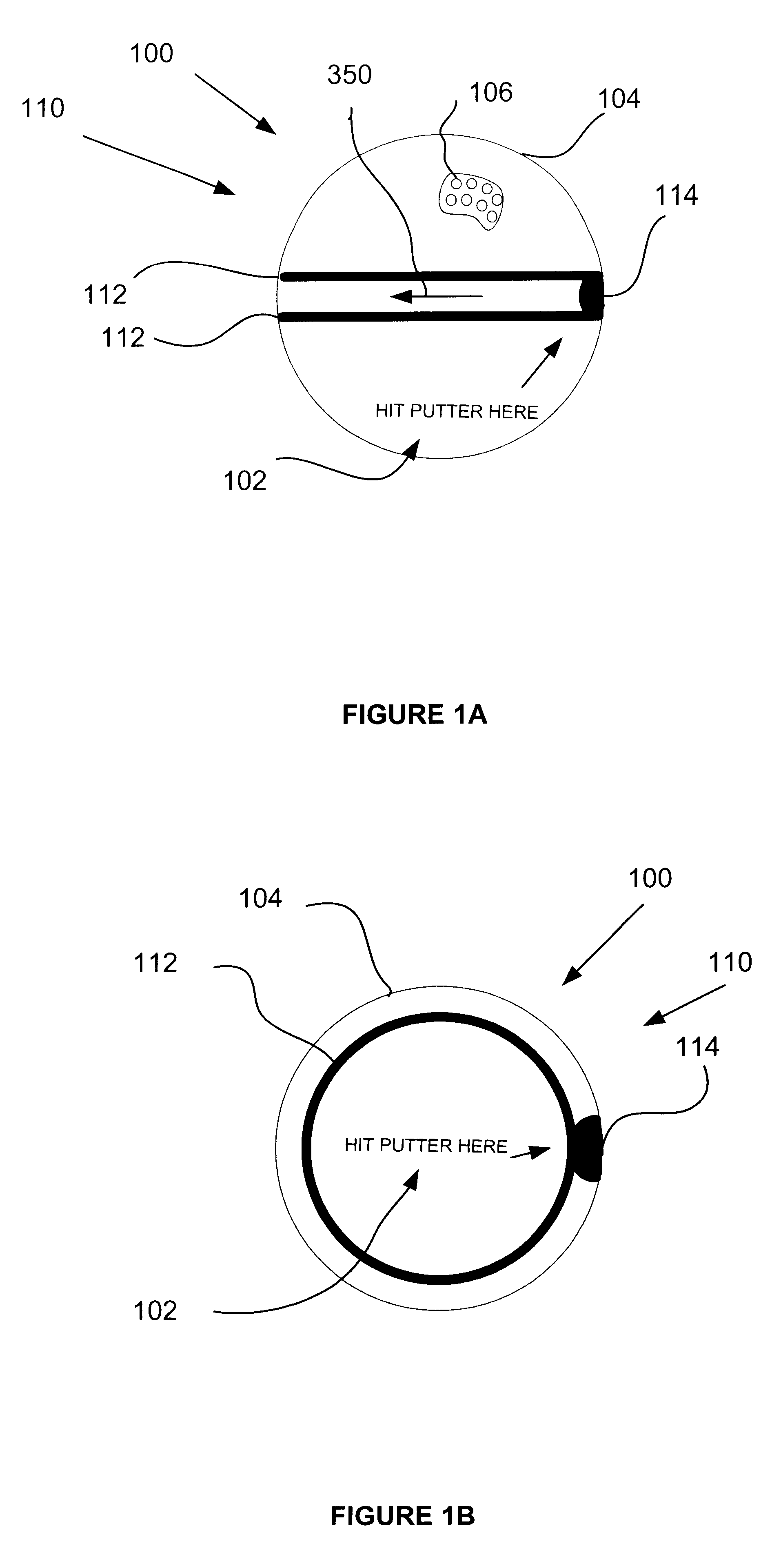 Golf ball with textual instructions positioned thereon