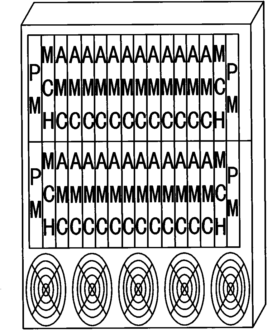 Backboard component and communication equipment using same