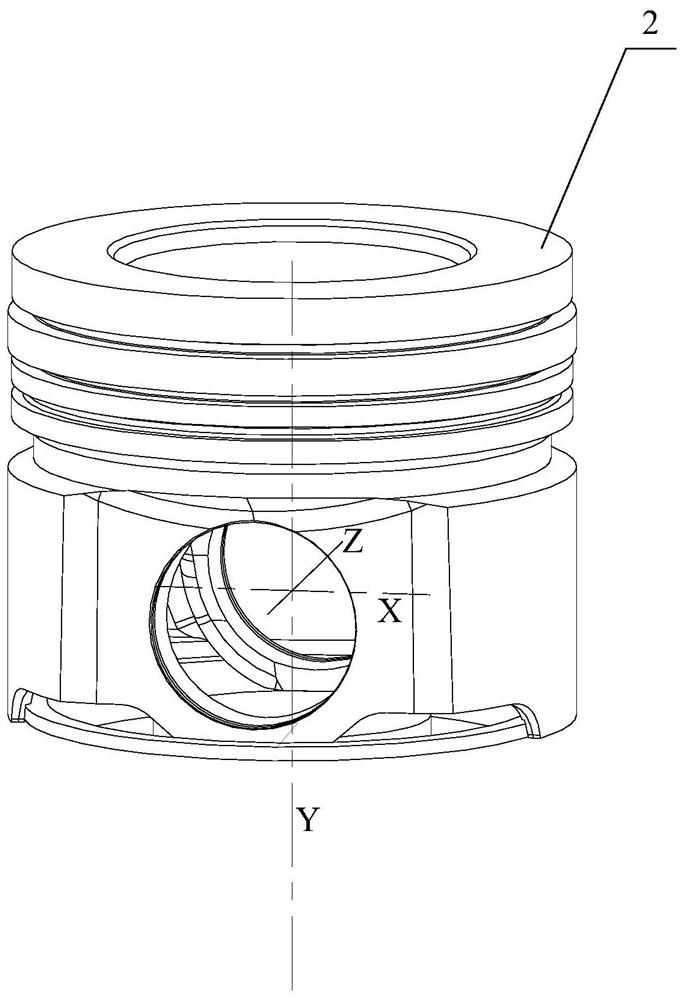 Piston welding device and method