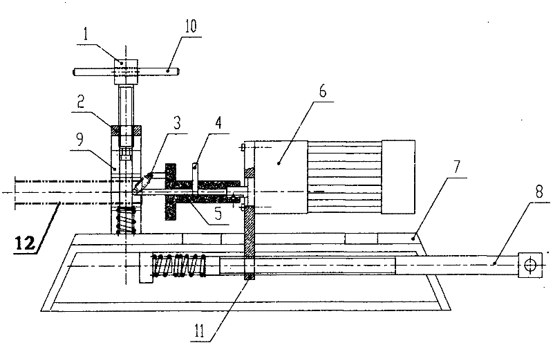 Electric flanging machine for steel pipes