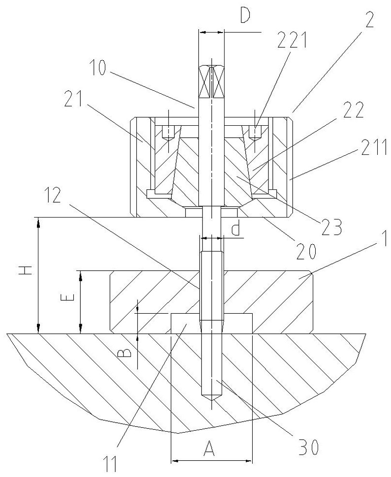 Manual threaded hole tapping tool and method