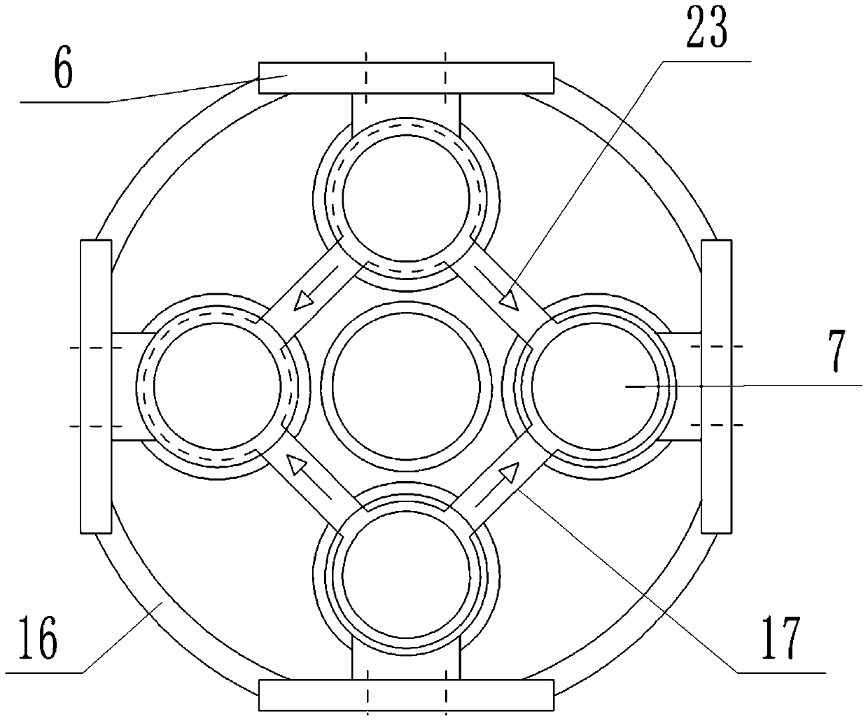 Three-dimensional surrounding gas shielded welding welding-head