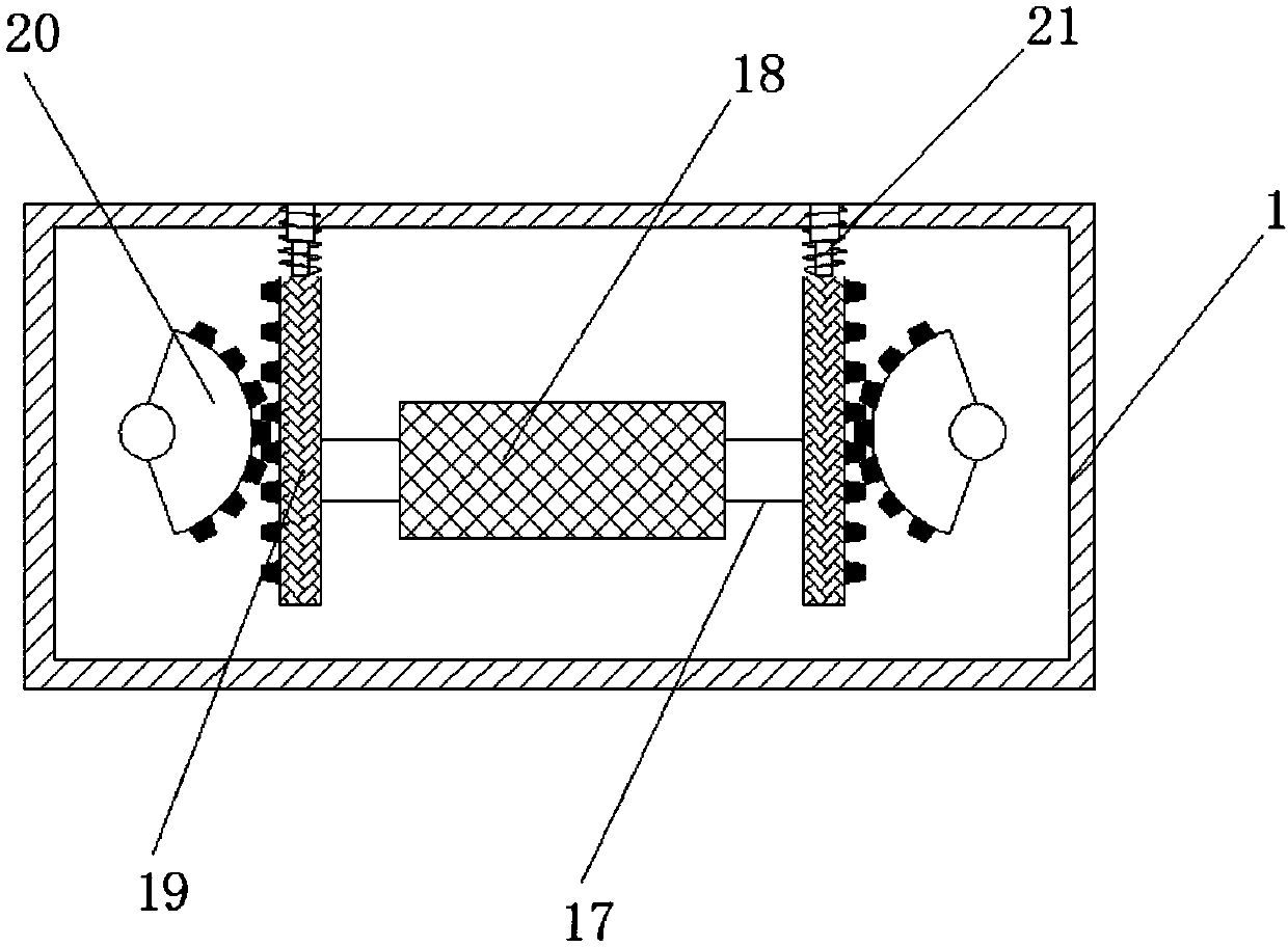 Punching device for hot forging