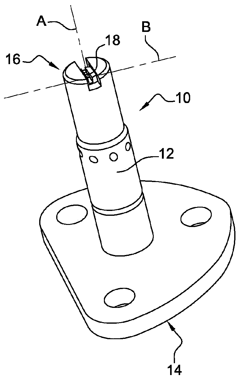 Flat-jet fuel injector for an aircraft turbine engine