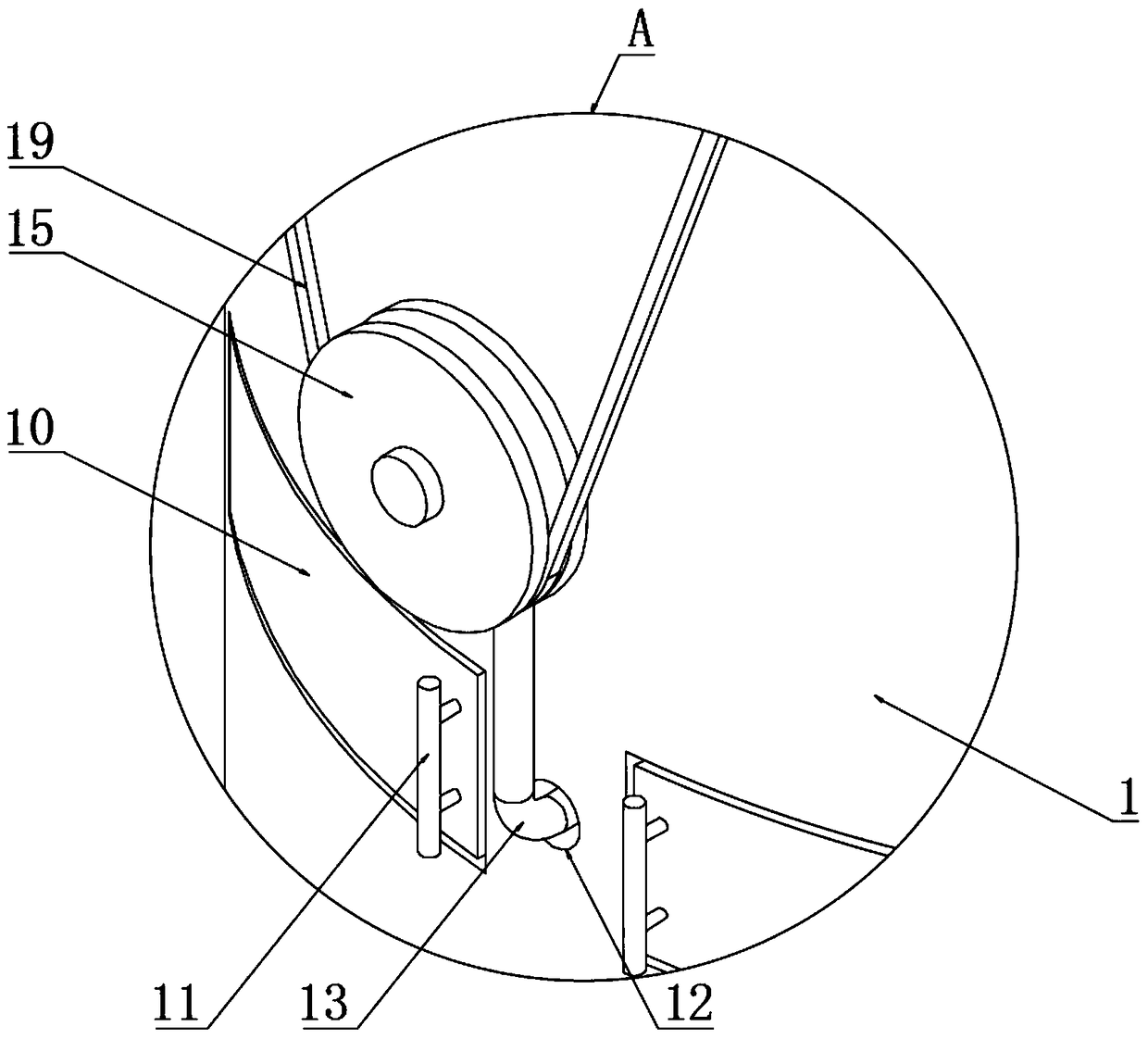 Converter for coke-oven gas to methanol