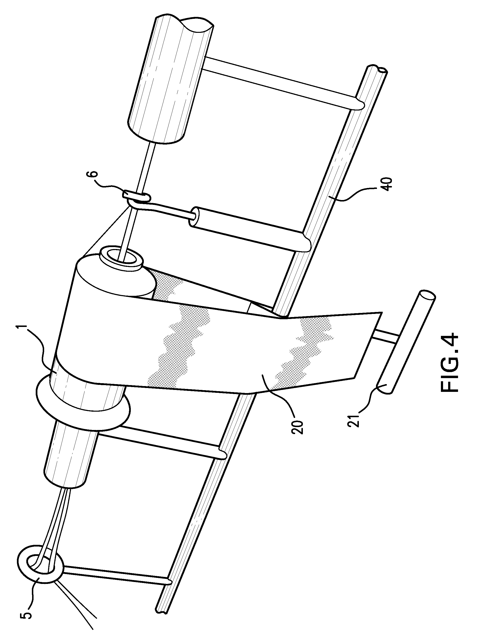 Automatic lacer for bundles of polymeric fiber