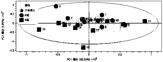 Method for detecting flavoring uniformity of cut tobacco based on main component analysis technology