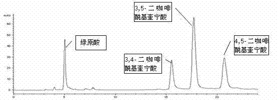 Ainsliaea fragrans champ caffeoylquinic acid extracts and preparation and application thereof