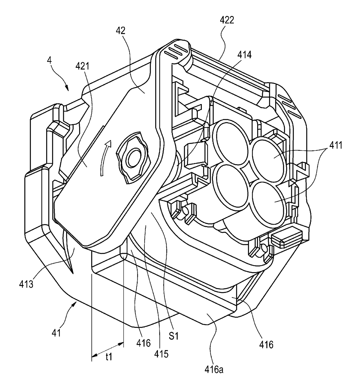 Connector housing