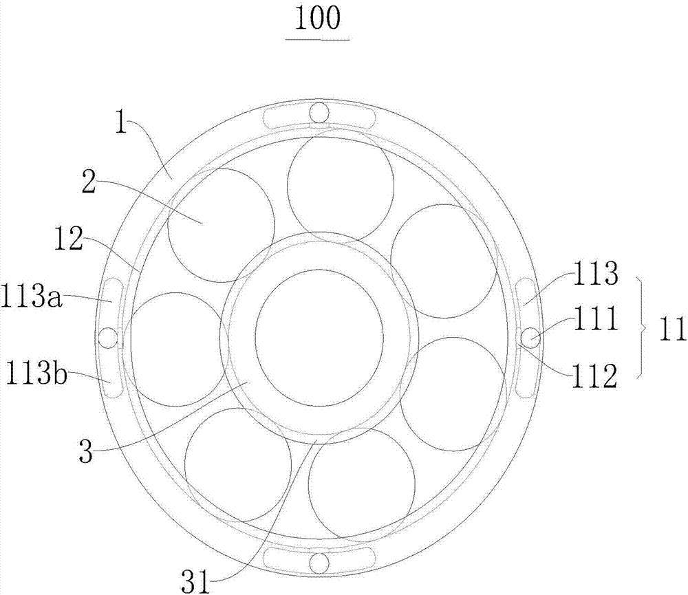 Self-lubricating rolling bearing