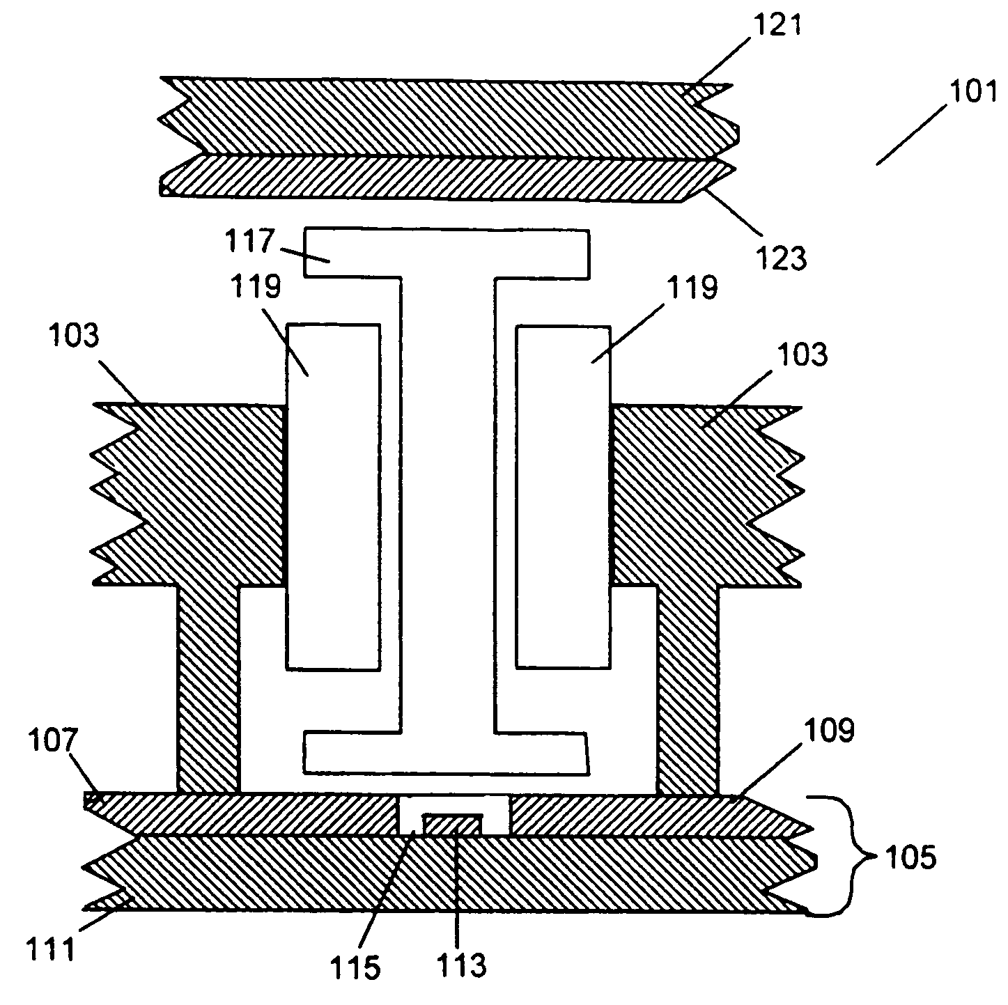 Carbon nanotube-based electronic switch