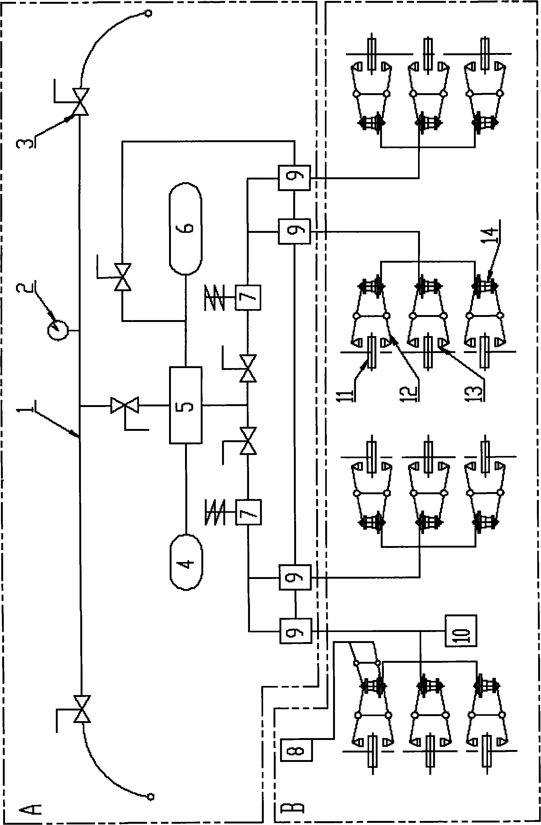 Wagon brake system