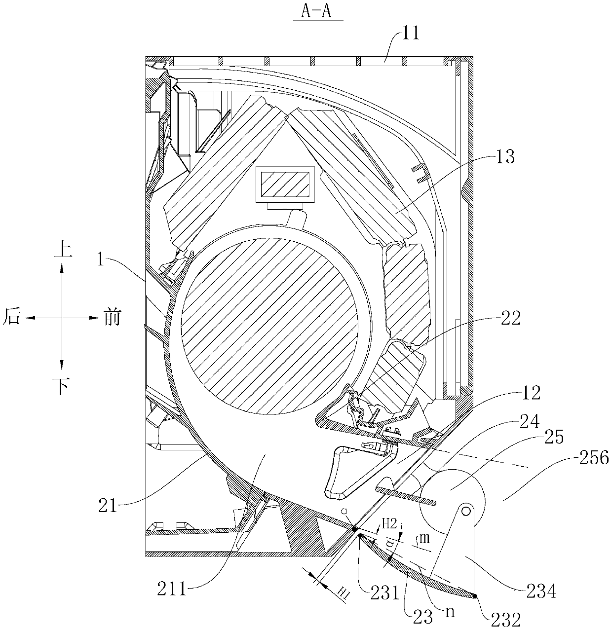 Air duct assembly of air conditioner, air conditioner and control method of air conditioner