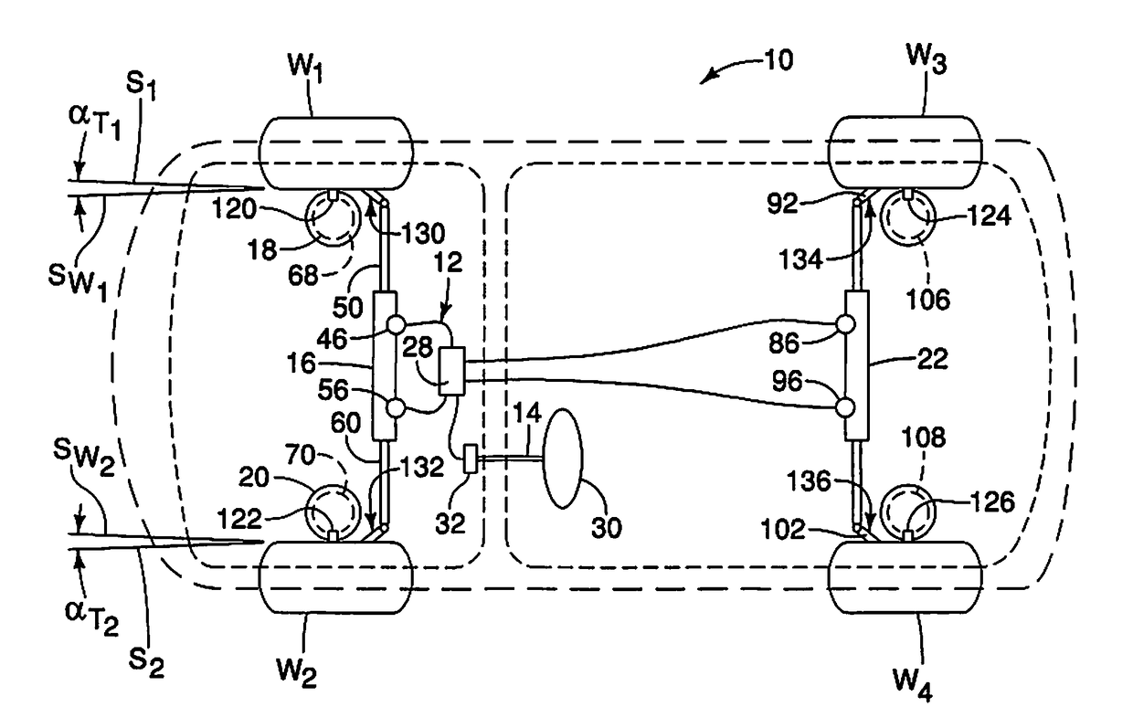 Vehicle adaptive steering control apparatus