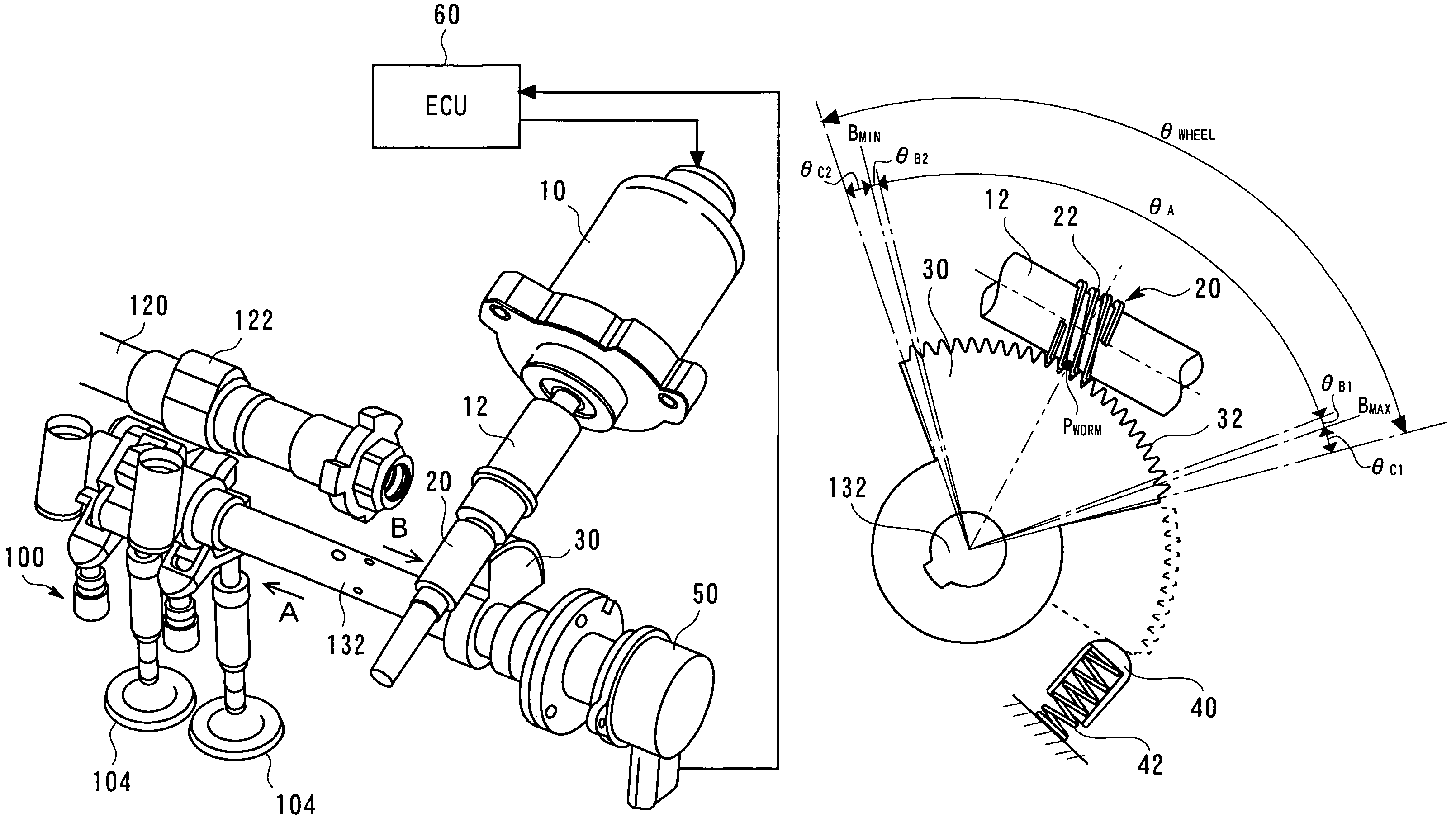 Variable valve mechanism for internal combustion engine