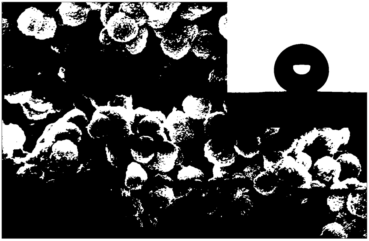 A kind of preparation method of superhydrophobic PVDF film