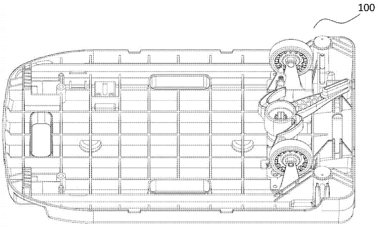 Trolley with locking mechanism