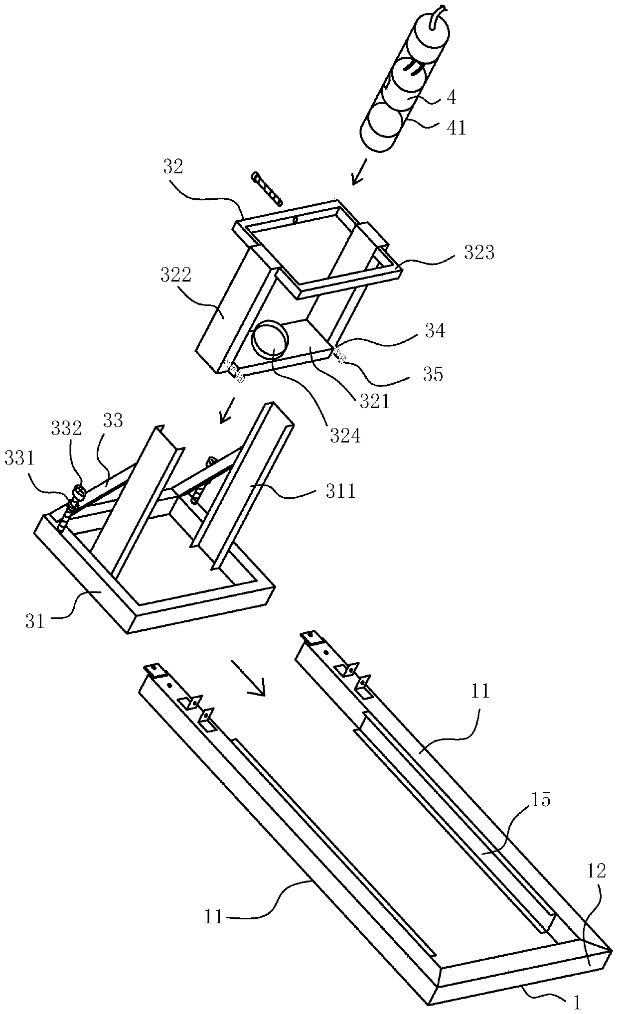 Device for underwater observation and resource assessment of coral reef fishes and observation method