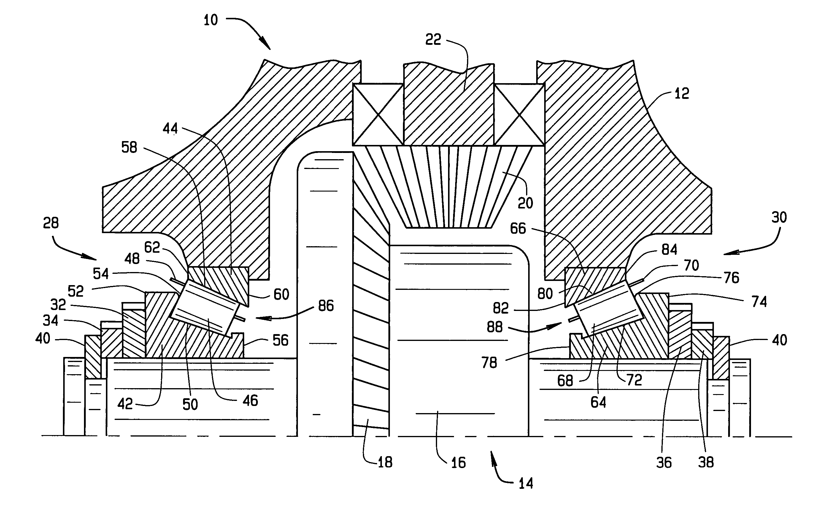 Thermally compensated differential