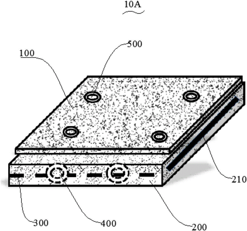 Water-permeable pavement paving board and water-permeable pavement paving structure