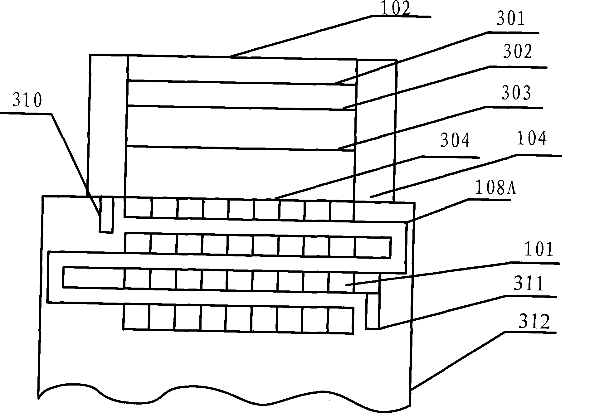 Heat radiation structure of LED lamp