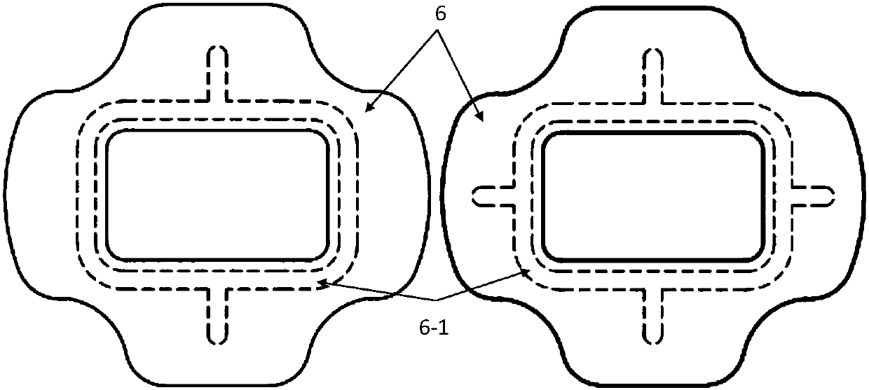 Aluminum profile extrusion die for cooling in die