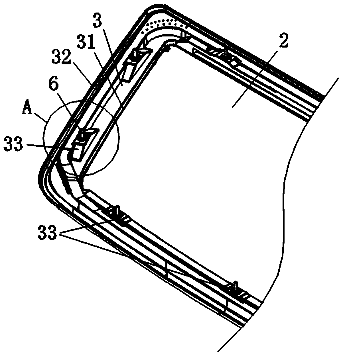 An injection mold with overflow blocks