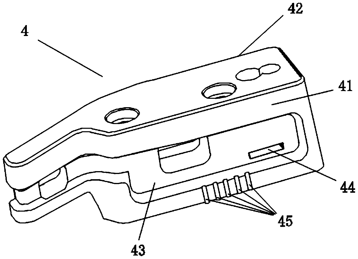 An injection mold with overflow blocks