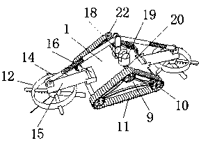 A magnetic adsorption type decontamination robot