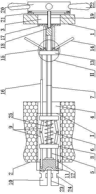 Architectural energy-saving composite wall connecting bridge